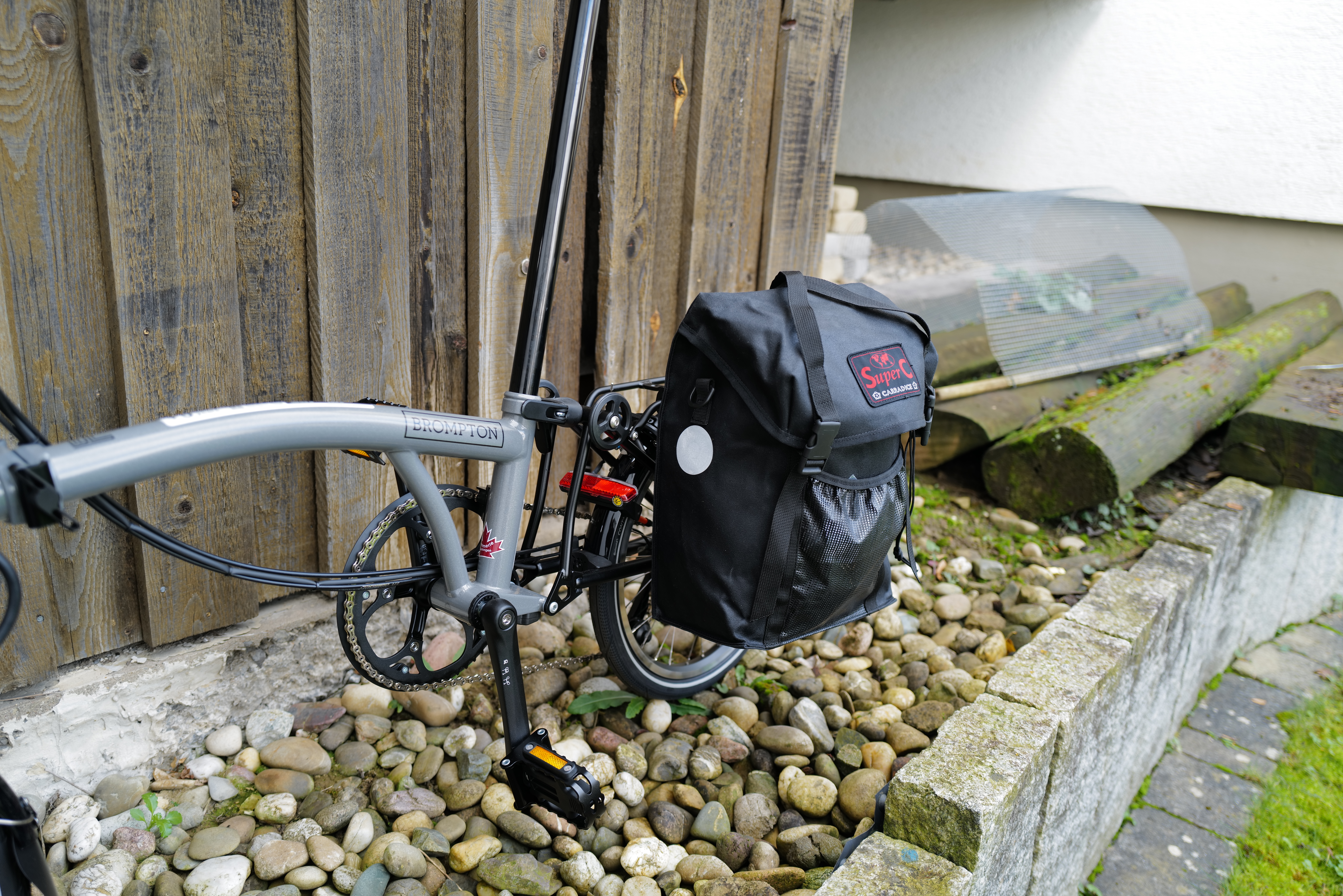 Carradice Super C A4 Fahrradtasche passend für Brompton Gepäckträger